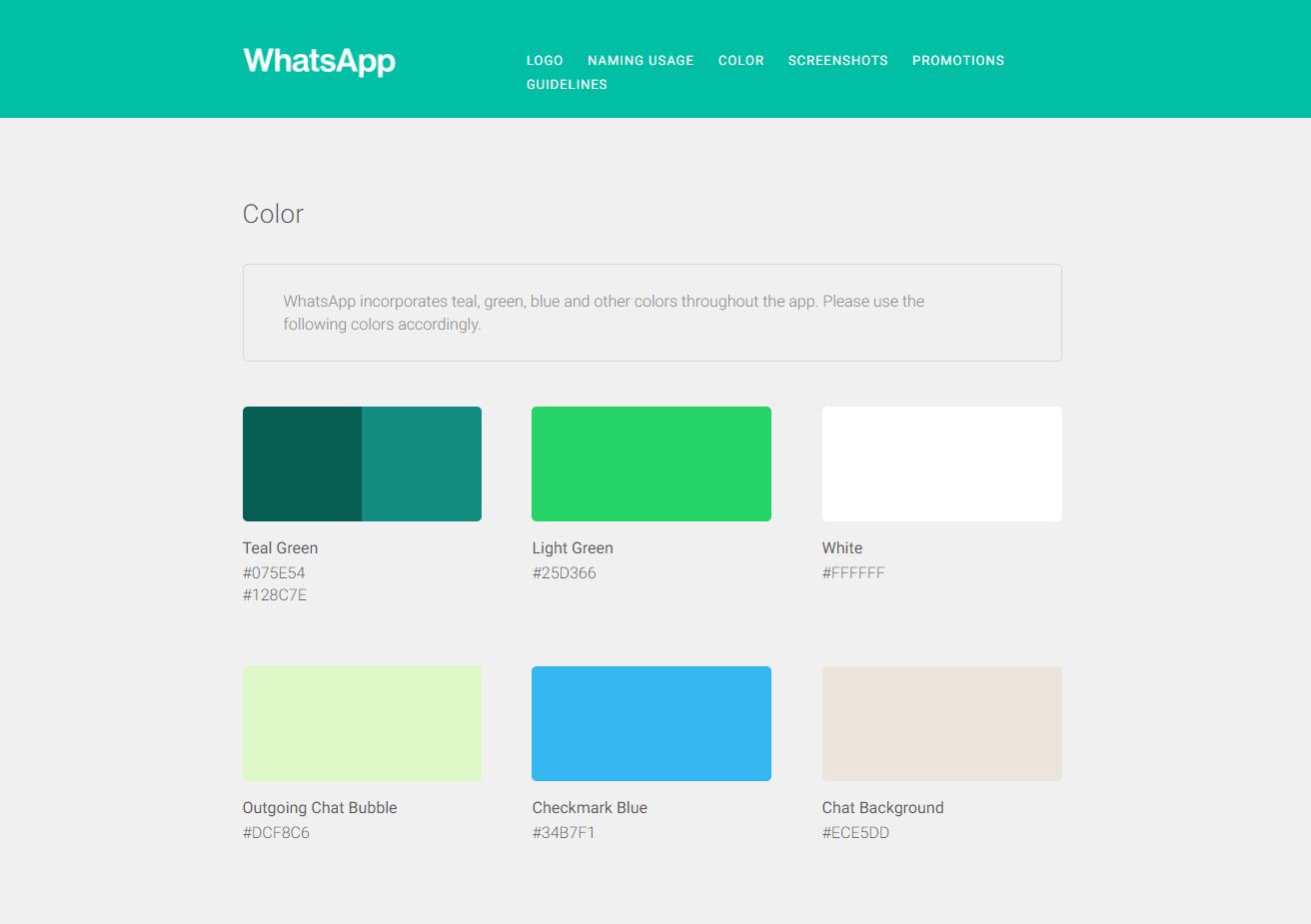 whatsapp brand guidelines