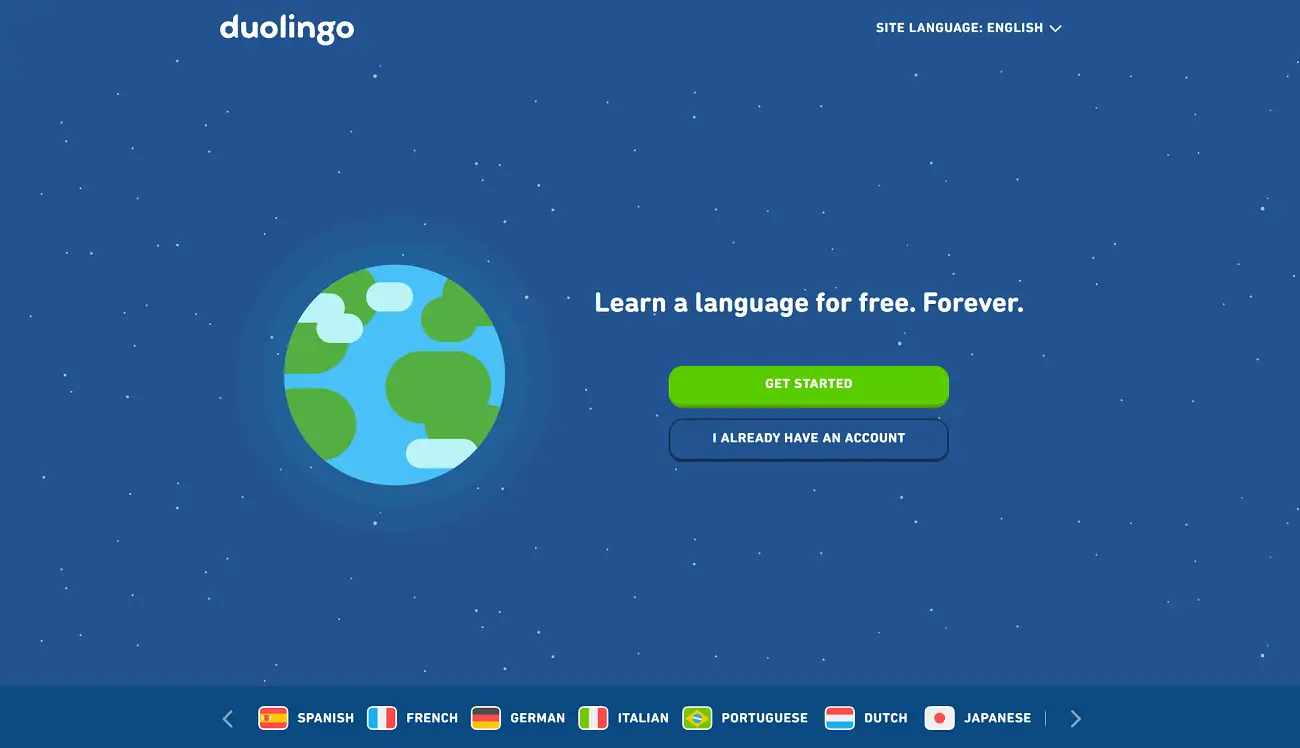 Duolingo Website