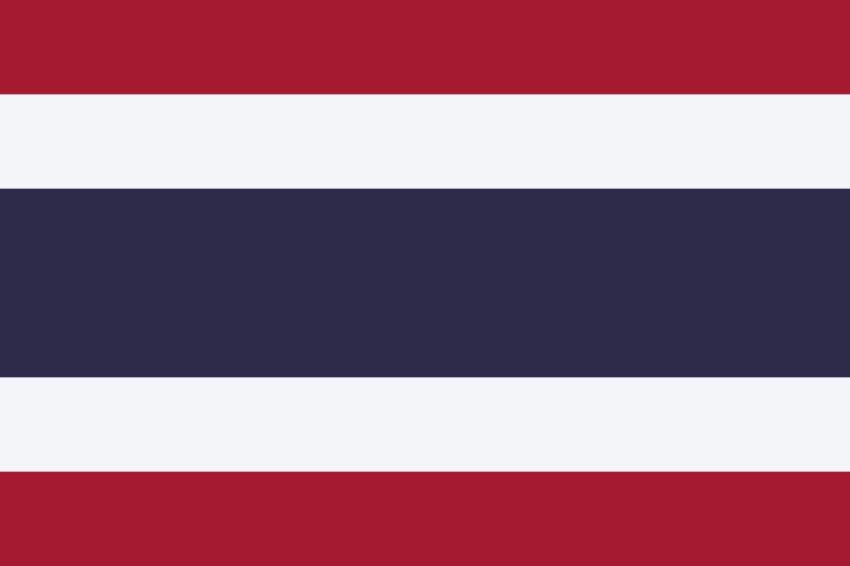 Thailand Flag Colors HEX RGB HSL