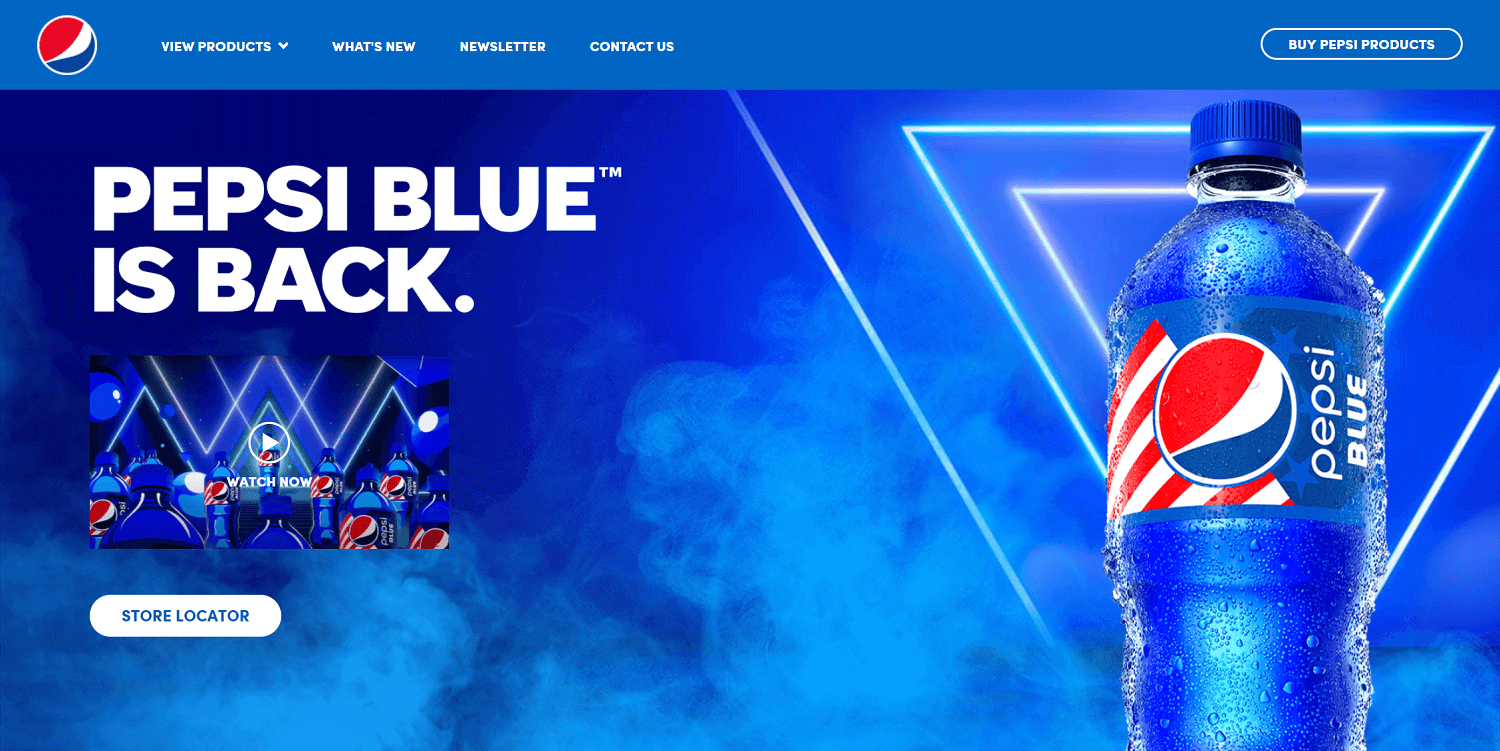 Pepsi's Official Website