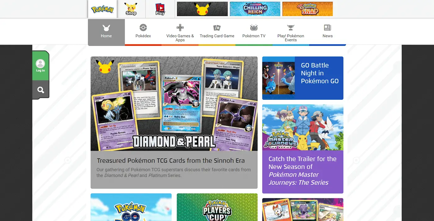 Pokemon Official Website