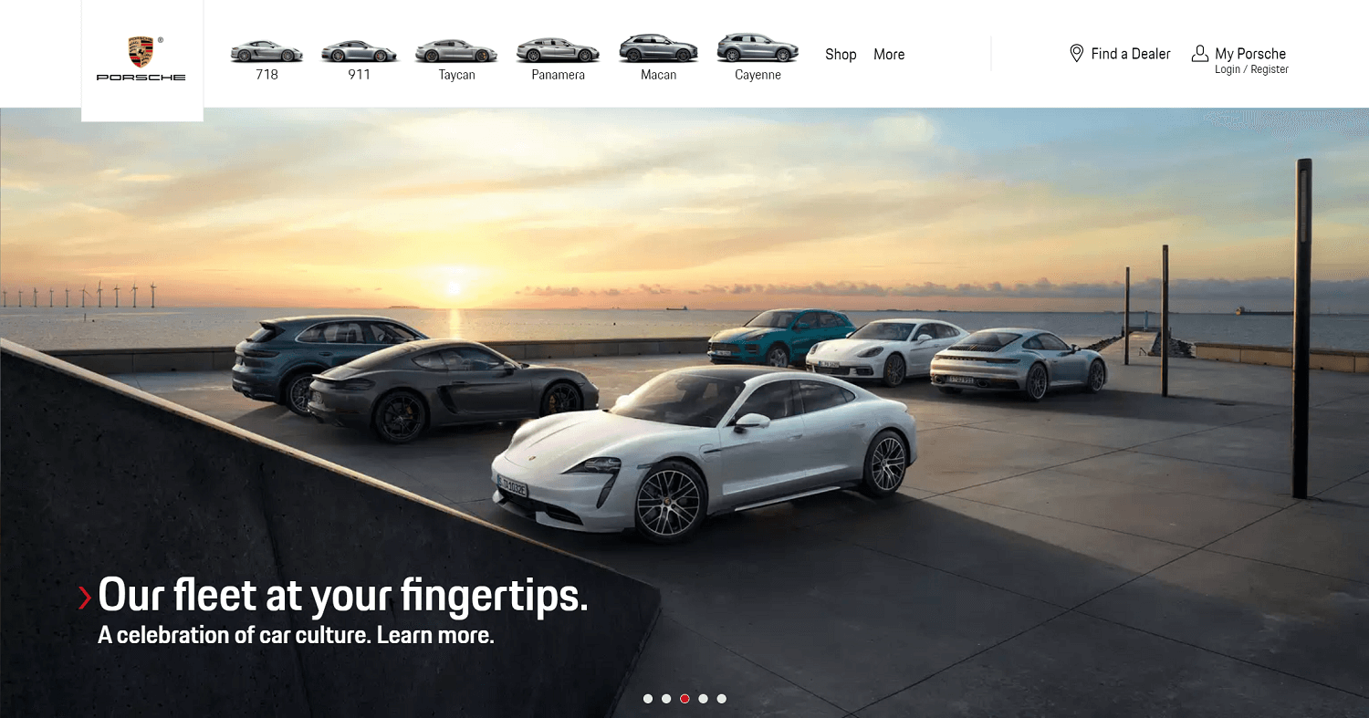 Porsche Official Website